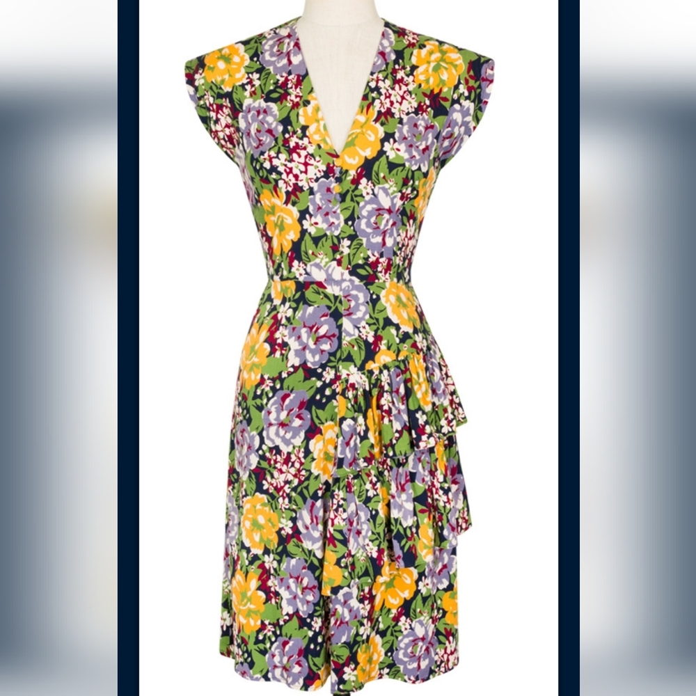 TD Victory Floral Sadie Size 14 EUC